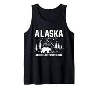 Recuerdo Vintage de Alaska The Last Frontier Camiseta sin Mangas