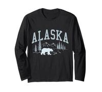 Recuerdo Vintage de Alaska The Last Frontier Manga Larga