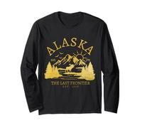 Recuerdo Vintage de Alaska The Last Frontier Manga Larga