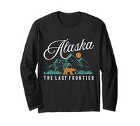 Recuerdo Vintage de Alaska The Last Frontier Manga Larga