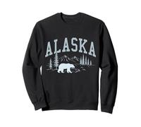 Recuerdo Vintage de Alaska The Last Frontier Sudadera