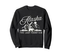 Recuerdo Vintage de Alaska The Last Frontier Sudadera
