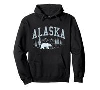 Recuerdo Vintage de Alaska The Last Frontier Sudadera con Capucha