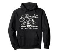 Recuerdo Vintage de Alaska The Last Frontier Sudadera con Capucha