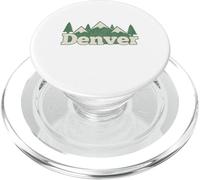 Recuerdo Vintage de Denver Colorado Mountains Pride PopSockets PopGrip para MagSafe