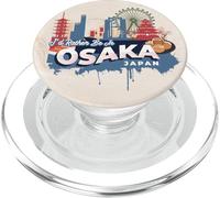 Recuerdo Vintage de Japón con Texto en inglés I'D Rather Be In Osaka PopSockets PopGrip para MagSafe