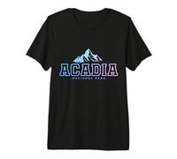 Recuerdo Vintage del Parque Nacional Acadia Maine Camiseta Premium
