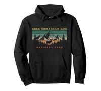 Recuerdo Vintage del Parque Nacional de Las Grandes Montañas Humeantes Sudadera con Capucha