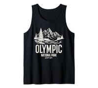 Recuerdo Vintage del Parque Nacional Olímpico de Washington PNW Camiseta sin Mangas