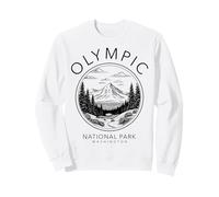 Recuerdo Vintage del Parque Nacional Olímpico de Washington PNW Sudadera
