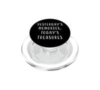 Recuerdos de Ayer Tesoros de Hoy Declaración nostálgica PopSockets PopGrip para MagSafe
