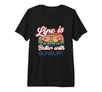 Recuerdos de Bunbury. La Vida es Mejor con Bunbury! Camiseta Premium