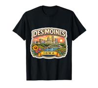 Recuerdos de Des Moines Iowa City State Capital Memorabilia Camiseta
