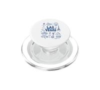Recuerdos de Las Vegas Nevada Vegas Horizonte Recordatorio de Viaje PopSockets PopGrip para MagSafe