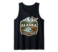 Recuerdos de Recuerdo de la última Frontera de Alaska Orgulloso de Alaska Camiseta sin Mangas