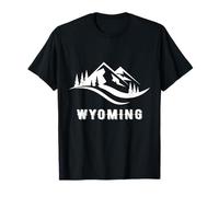 Recuerdos de Recuerdo de Las montañas estatales de Wyoming, Vacaciones de Invierno Camiseta