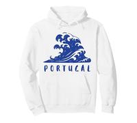 Recuerdos de Recuerdo de surfistas de la Costa de Plata de Portugal Beach Love Sudadera con Capucha