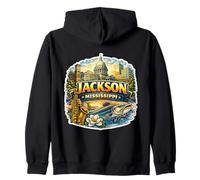 Recuerdos de visitante de Jackson Mississippi Souvenir City Orgulloso Sudadera con Capucha