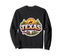 Recuerdos de visitantes estatales de Texas: Viaje turístico a Texas Sudadera