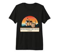 Recuerdos del Castillo de Neuschwanstein Baviera Alemania Camiseta Premium