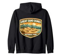 Recuerdos del Parque Nacional de Las Grandes Dunas de Arena Colorado Sudadera con Capucha