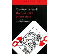Recuerdos del primer amor (Cuadernos)