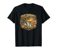Recuerdos gráficos novedosos del Parque Nacional Hot Springs Arkansas Camiseta