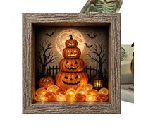 Recuerdos Iluminada Halloween DIY Gótico Decorativo Luminoso 21,6 x 21,6 cm
