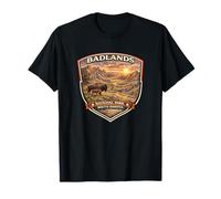Recuerdos novedosos del Parque Nacional Badlands Dakota del Sur Camiseta