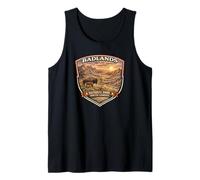 Recuerdos novedosos del Parque Nacional Badlands Dakota del Sur Camiseta sin Mangas
