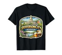 Recuerdos para visitantes de Jefferson City Missouri Souvenir City Camiseta