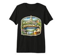 Recuerdos para visitantes de Jefferson City Missouri Souvenir City Camiseta Premium