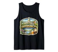 Recuerdos para visitantes de Jefferson City Missouri Souvenir City Camiseta sin Mangas