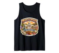 Recuerdos para visitantes de Montgomery Alabama Souvenir City Orgullosos Camiseta sin Mangas
