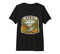 Recuerdos Vintage de Salem Oregon City State Capital Camiseta Premium
