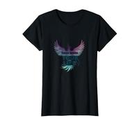Recupera tu Vida Inspiración de empoderamiento de Phoenix Camiseta, Mujer, Negro, XS