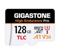 [Recuperación de Datos Gratuita de 5 años] Tarjeta Micro SD GIGASTONE de 128GB, Velocidad de la Serie Pro de Alta Resistencia de hasta 100 MB/s, Compatible con cámara de salpicadero REDTIGER Rove