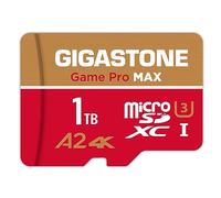 [Recuperación de Datos Gratuita de 5 años] Tarjeta Micro SD GIGASTONE de 1TB, Game Pro MAX, hasta 150/140 MB/s, Tarjeta de Memoria MicroSDXC para Nintendo-Switch 1, SteamDeck, Video 4K UHD, UHS-I A2
