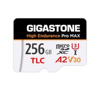 [Recuperación de Datos Gratuita de 5 años] Tarjeta Micro SD GIGASTONE de 256GB, Velocidad de la Serie Pro MAX de Alta Resistencia de hasta 160 MB/s, Compatible con REDTIGER Rove VIOFO Vantrue Pruveo
