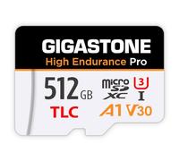 [Recuperación de Datos Gratuita de 5 años] Tarjeta Micro SD GIGASTONE de 512GB, Velocidad de la Serie Pro de Alta Resistencia de hasta 140 MB/s, Compatible con cámara de salpicadero REDTIGER Rove