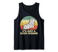 Recuperación de Huesos Rotos Herida de Carne Fundido Humor Lesión Broma Camiseta sin Mangas