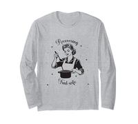 Recuperación de la deconstrucción de la Esposa Comercial Divertida Feminista liberada Manga Larga