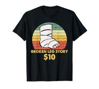 Recuperación de piernas rotas Historia del elenco Lesiones Humor Sobrevivientes Club Camiseta