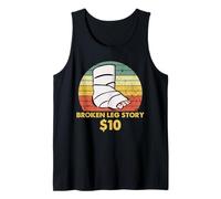 Recuperación de piernas rotas Historia del elenco Lesiones Humor Sobrevivientes Club Camiseta sin Mangas
