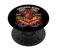 Recuperación de un superviviente de un trasplante a corazón PopSockets PopGrip Adhesivo