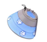 Recuperación Pet Cone - Cono de gato suave, escudo cervical ajustable | Cuello protector ligero, barrera transpirable para mascotas para cachorros y curación de gatitos después del tratamiento