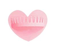 Recuperador de pelo para ducha | Diseño de corazón reutilizable para pared | Trampa para el pelo con ventosas, para mujer, esposa, novia, cuarto de baño, hogar, interior, lavabo, salón