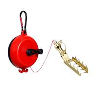 Recuperador de señuelos de, ABS, Carcasa de Polipropileno de Acero Inoxidable con Cuerda de Polietileno de 10 pies, Dispositivo de Rescate de tracción para recuperación de Aparejos, al