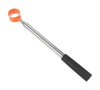 Recuperador telescópico de pelotas de golf de acero inoxidable con agarre de goma, se extiende hasta 9 pies o 12 pies para recuperar pelotas de golf de agua o barro (9 pies)