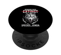 Recuperando Especies extintas. Amantes de los Lobos. Espírit PopSockets PopGrip Adhesivo